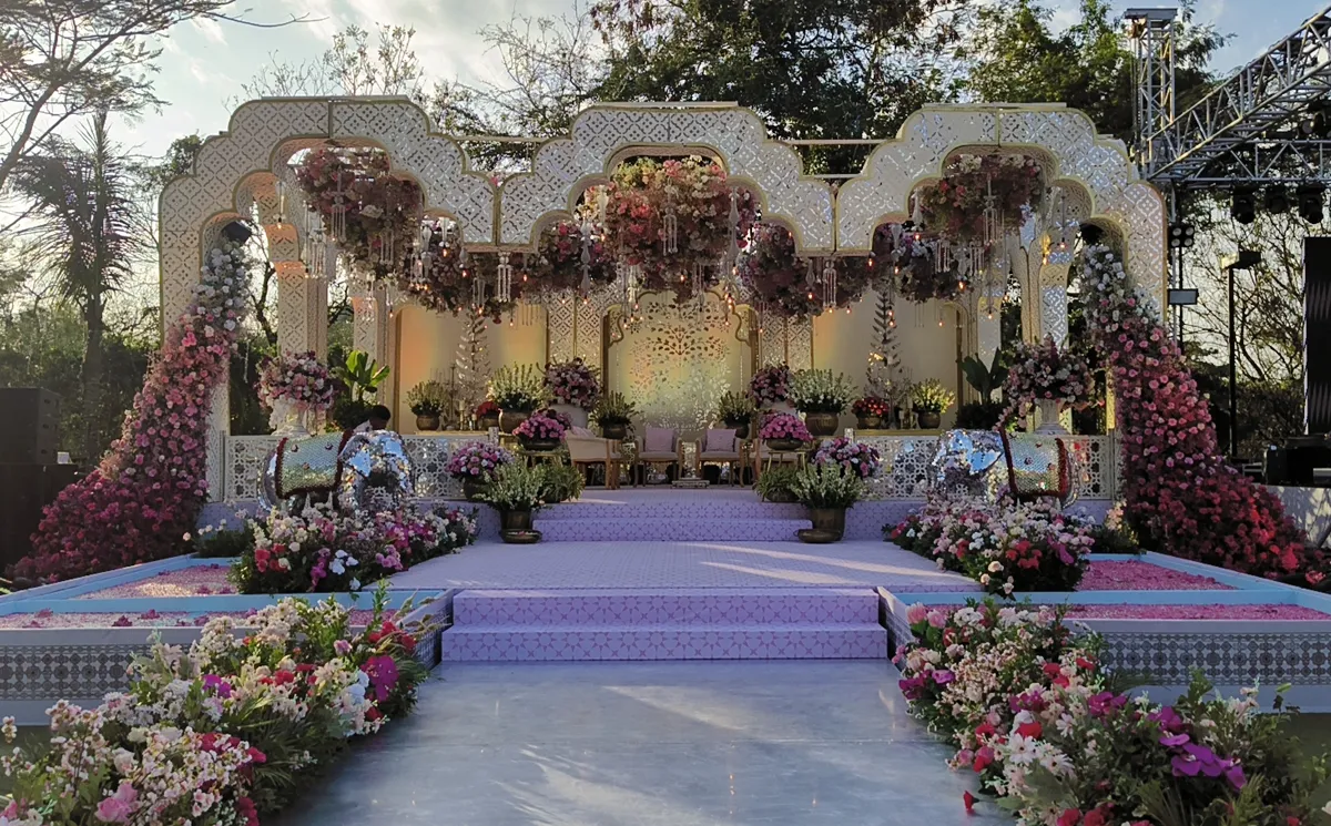 Luxury Indian wedding celebration curated by Vows Vachan